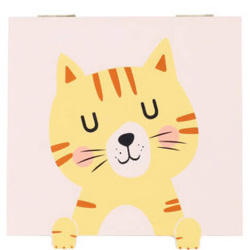 Gyermek kincsek doboza, lábakkal rendelkező állatok, 15 x 15 x 7 cm