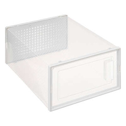 Átlátszó cipőtartó doboz STAK, 25 x 35 x 18,5 cm