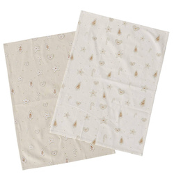 Konyhai törlők, apró BAKERY mintával, 50 x 70 cm, 2 db.