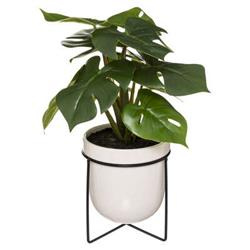 Mesterséges cserepes növény MONSTERA, 33 cm