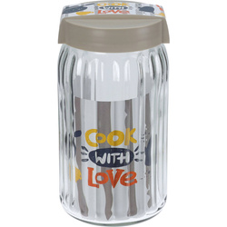 Zárható üveg száraz termékekhez, 1,7 l