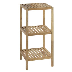 NORWAY fürdőszobai polc - 3 szint, WENKO, természetes