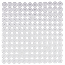 Csúszásgátló fürdőszobai szőnyeg BRICK, 54 x 54 cm