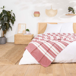 Abby csíkos jacquard takaró, 220 x 240 cm