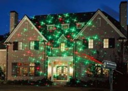 Karácsonyi projektor épületre, 260m²