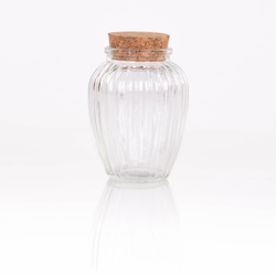 Üveg tárolóedény, 280 ml