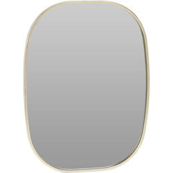 Champagne dekoratív tükör, 30 x 40 cm