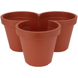 Cserép három virágnak, Ø 44 x 20 cm