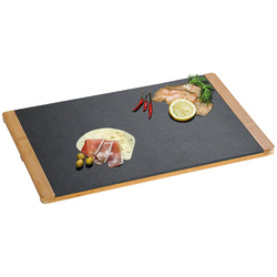 Tálca snackek tálalásához, 45 x 30 cm, kőlap, Kesper