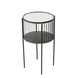 LOBO fém segédasztal, Ø 33 x 55,5 cm