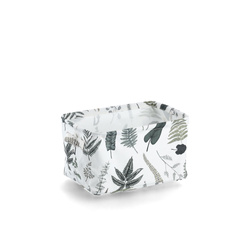 Textil tároló kosár, 28 x 21 x 16 cm