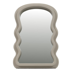Dekoratív tükör hullámos keretben, 18 x 26 cm