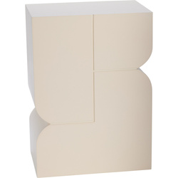 HUE segédasztal, 30,5 x 20 x 42,5 cm, bézs