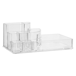 SELENA kozmetikai rendező a fürdőszobába, sminkkiegészítők számára, 17 x 9 x 7 cm