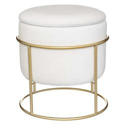 ELIANE tárolós puff, kerek