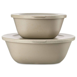 Fedéllel ellátott tároló 0,7l + 1,3l, CONNECT BOX SET KOPENHÁGA, 2 darabos készlet, KOZIOL