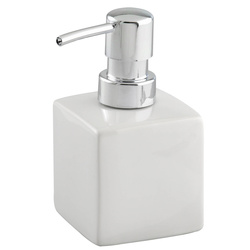 Négyzet alakú szappanadagoló, WENKO, fehér