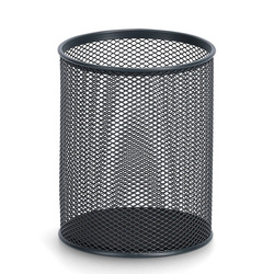 Fémhálós írószeres pohár, Ø 11 cm