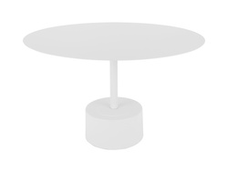 Fém dohányzóasztal NOWA, Ø 55 cm