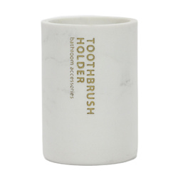 Márványhatású fogkefetartó