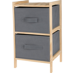 Fiókos szekrény anyagból