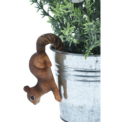 Cserépfüggő Vidám állatka, polyresin, 9 x 4,5 x 8 cm