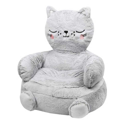 Macska alakú puff a gyerekszobába, 45 x 45 cm