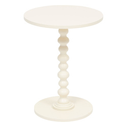 Dohányzóasztal ALIX díszes lábbal, Ø 38 cm