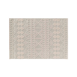 Négyzet alakú padlószőnyeg domború mintával