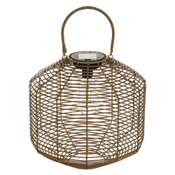 CUBA lámpás, természetes, 30 cm