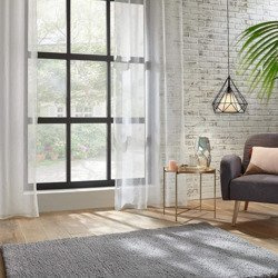 Függöny a nappaliba, pöttyös mintával, 140 x 240 cm