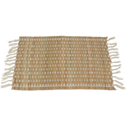 Fonott tányéralátét, tengeri fű, 35 x 45 cm