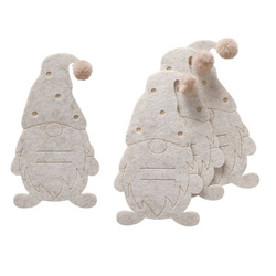 Filc evőeszköztartók GNOMY, 4 db.