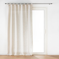 Szalagfüggöny lenhatású, PAULINE, 140 x 240 cm