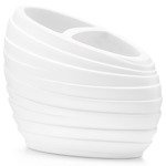 Fürdőszobai fogkefe tartó, műanyag bögre.