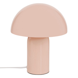 LITO gomba lámpa, magassága 24,5 cm, fém, barack színű