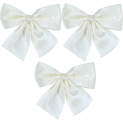 Ünnepi masnik a karácsonyfára, textil, 3 darab, 10 x 9 cm