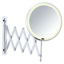 BARONA teleszkópos kozmetikai tükör háttérvilágítással, WENKO