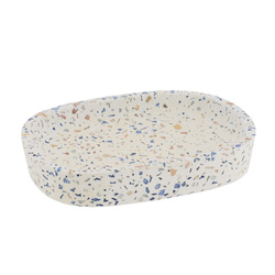 TERRAZZO szappantartó, 9 x 13 x 2 cm