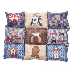 Kutyaágy, csúszásmentes fenékkel, 55 x 45 cm