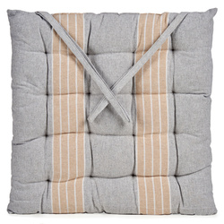 NOMO csíkos, 40 x 40 cm-es, kötözhető székpárna