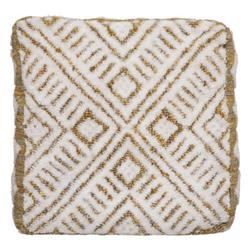 Pad a földre üléshez Tál, etnikai minta, pamut, 48 x 48 x 14 cm