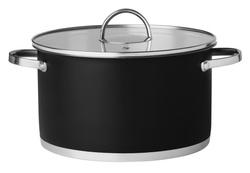 Fazék füllel és fedővel, Ø 24 cm