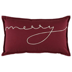 Karácsonyi feliratos díszpárna, 30 x 50 cm