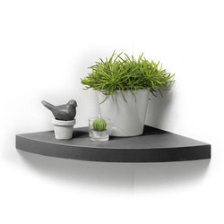 Függőleges sarokpolc MDF-ből