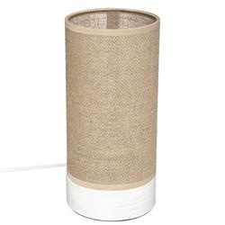 Éjjeli lámpa természetes búrával