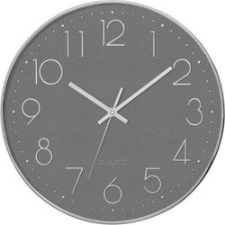 Csendes falióra a hálószobába, csendes mechanizmussal, Ø 30 cm