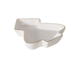 NIVA kerámia tálka karácsonyfa alakú, 11 x 12 cm