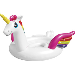 Nagy, egyszarvú felfújható gyűrű, 43 x 30 x 152 cm