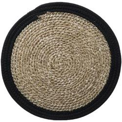 Tengeri fűből készült asztali alátét HAPPY, Ø 38 cm